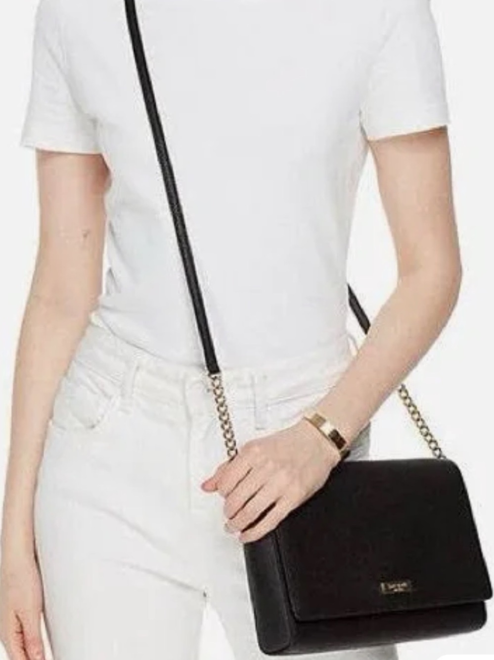 KATE SPADE Black & Gold Crossbody